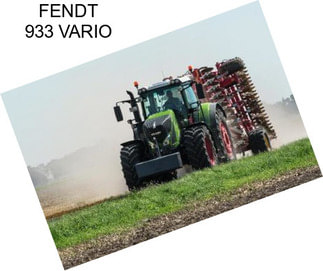 FENDT 933 VARIO