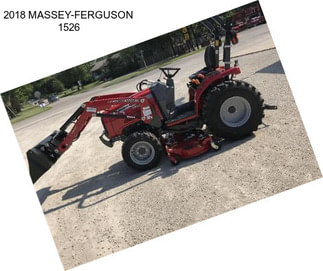 2018 MASSEY-FERGUSON 1526