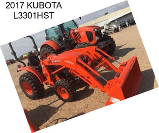 2017 KUBOTA L3301HST