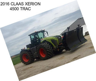 2016 CLAAS XERION 4500 TRAC