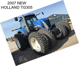 2007 NEW HOLLAND TG305