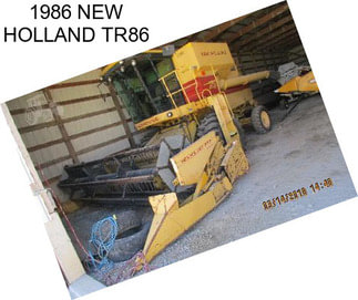 1986 NEW HOLLAND TR86