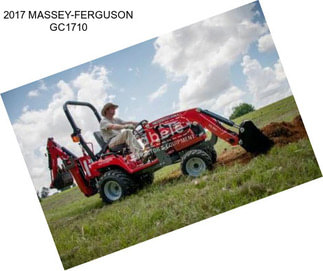 2017 MASSEY-FERGUSON GC1710