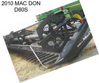 2010 MAC DON D60S