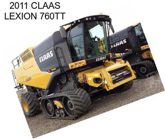 2011 CLAAS LEXION 760TT