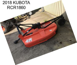 2018 KUBOTA RCR1860