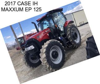 2017 CASE IH MAXXUM EP 125