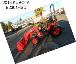 2018 KUBOTA B2301HSD