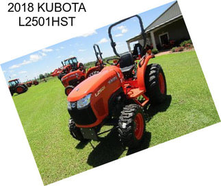 2018 KUBOTA L2501HST