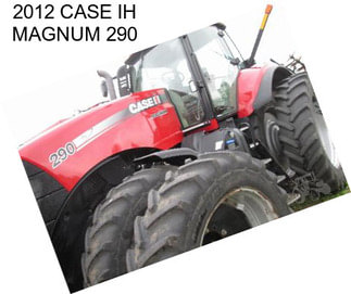 2012 CASE IH MAGNUM 290