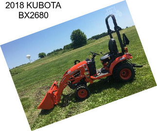 2018 KUBOTA BX2680