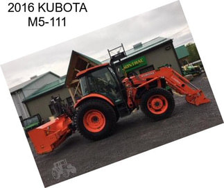 2016 KUBOTA M5-111