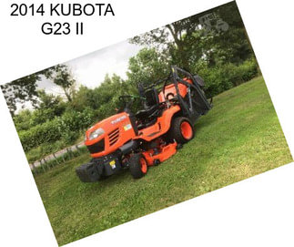 2014 KUBOTA G23 II