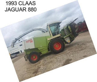 1993 CLAAS JAGUAR 880