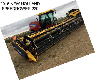 2016 NEW HOLLAND SPEEDROWER 220