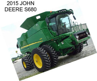 2015 JOHN DEERE S680