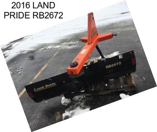 2016 LAND PRIDE RB2672