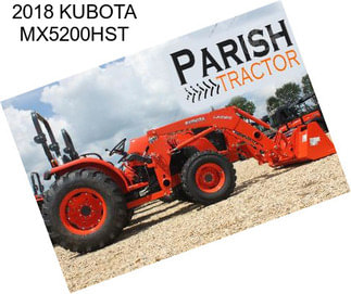 2018 KUBOTA MX5200HST