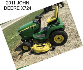 2011 JOHN DEERE X724