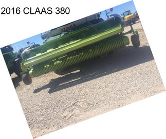 2016 CLAAS 380