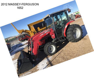 2012 MASSEY-FERGUSON 1652