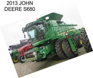 2013 JOHN DEERE S680