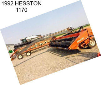 1992 HESSTON 1170