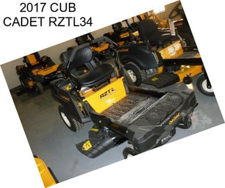 2017 CUB CADET RZTL34