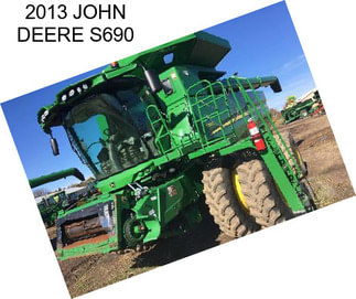 2013 JOHN DEERE S690