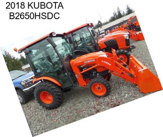 2018 KUBOTA B2650HSDC