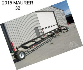 2015 MAURER 32