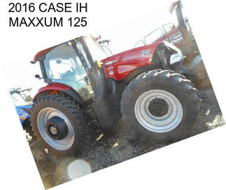 2016 CASE IH MAXXUM 125