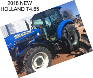 2018 NEW HOLLAND T4.65