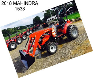 2018 MAHINDRA 1533