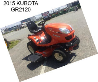 2015 KUBOTA GR2120