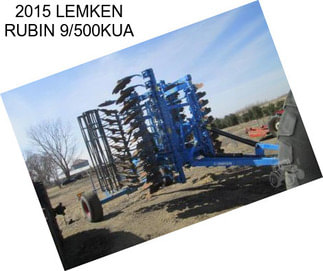 2015 LEMKEN RUBIN 9/500KUA