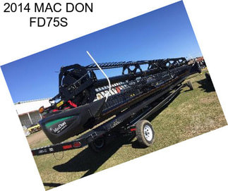 2014 MAC DON FD75S