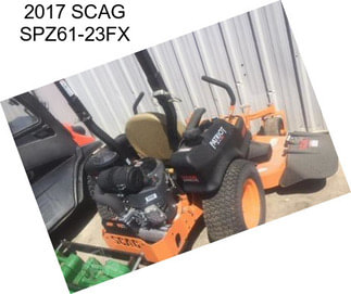 2017 SCAG SPZ61-23FX