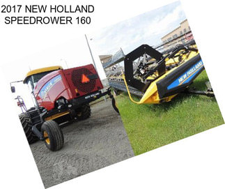 2017 NEW HOLLAND SPEEDROWER 160