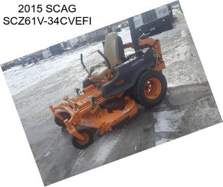 2015 SCAG SCZ61V-34CVEFI