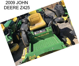 2009 JOHN DEERE Z425
