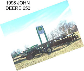 1998 JOHN DEERE 650