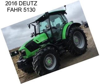 2016 DEUTZ FAHR 5130