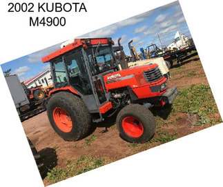 2002 KUBOTA M4900
