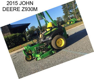 2015 JOHN DEERE Z930M