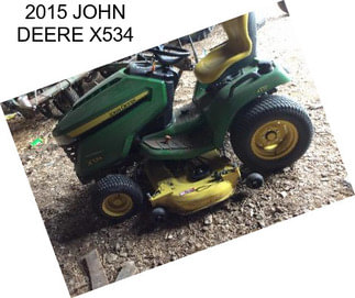 2015 JOHN DEERE X534