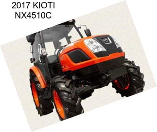 2017 KIOTI NX4510C