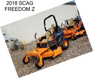 2018 SCAG FREEDOM Z