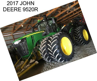 2017 JOHN DEERE 9520R