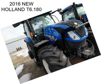 2016 NEW HOLLAND T6.180